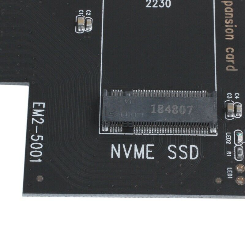 PCI-Express PCI-E 3.0 X4 to M.2 NGFF M Key Slot Converter Adapter Card M2 NvmeT6