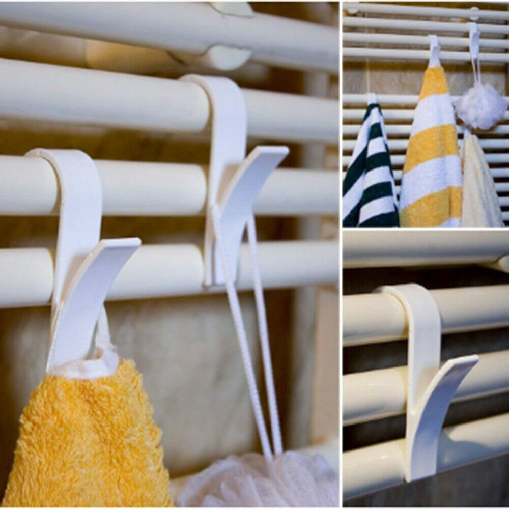 4pcs/set Hanger for Heated Tower Rail Radiator Tubular Bath Hook Holder