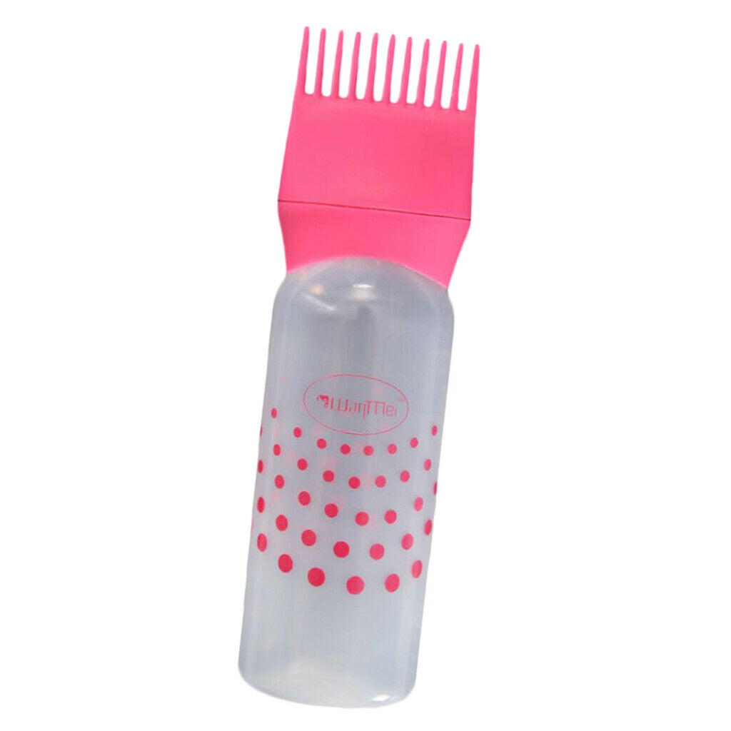 Empty Hair Dye Applicator Dispenser Brush Salon Coloring Bottle 120ml 3pcs