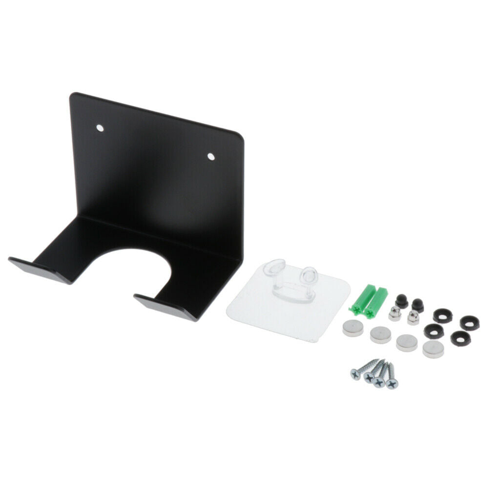 Home Hair Dryer Stand Rack Hair Blower Holder w/ Plug Hook without Hook