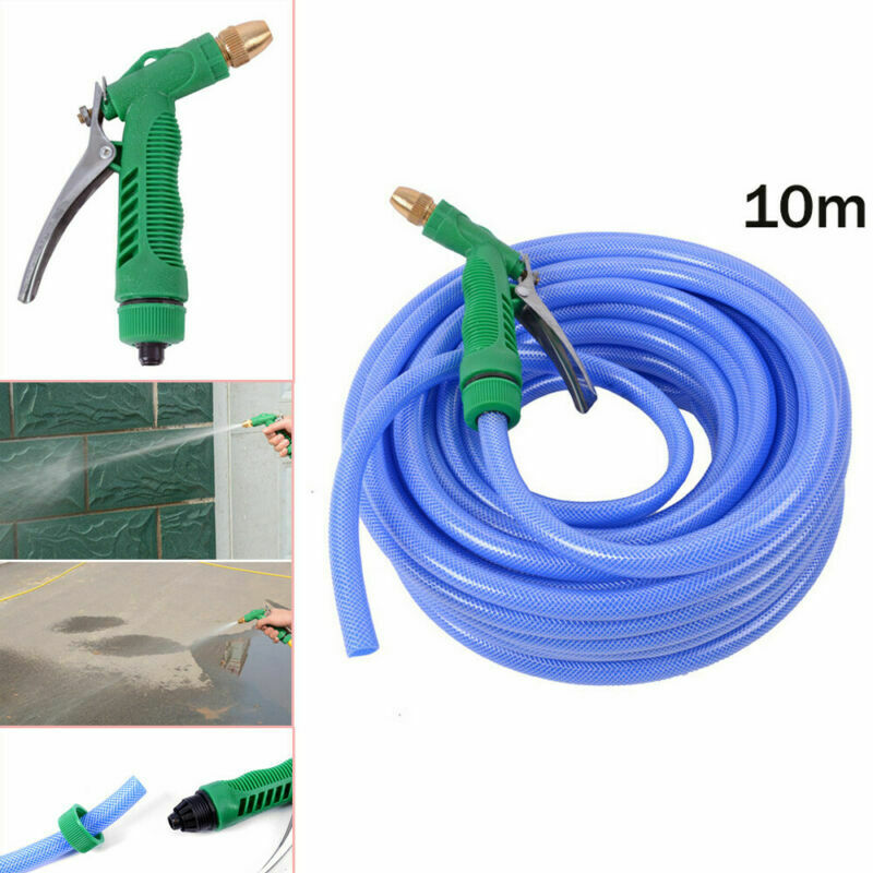 10M Vehicle Cleaning Clean Pipe Washer Kit Car Wash Water Anti-drop Gun Head Kit