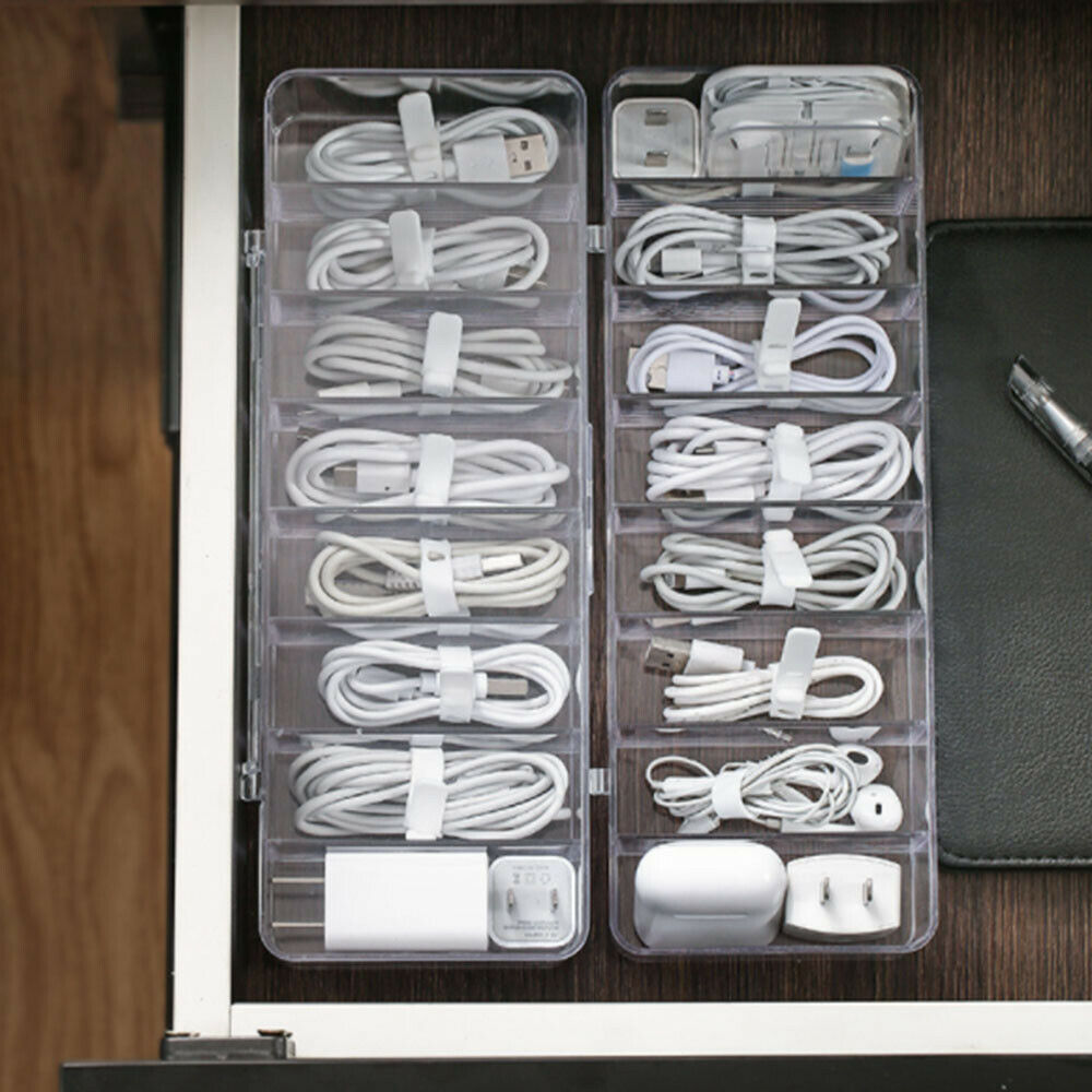Cable Storage Box Power Strip Wire Case Anti Dust Charger Socket Organizer
