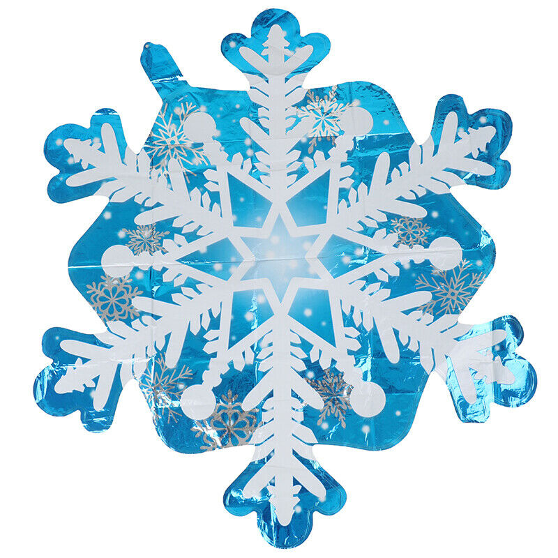 27" Christmas Supplies Foil Balloons Snowflake Winter Ballon Ice Snow Kids To TH