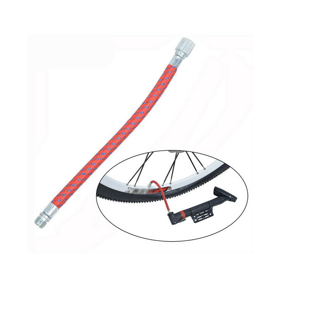 Bike Pump Extension Hose Schrader Valve Air Pump Inflator Replacement Hose