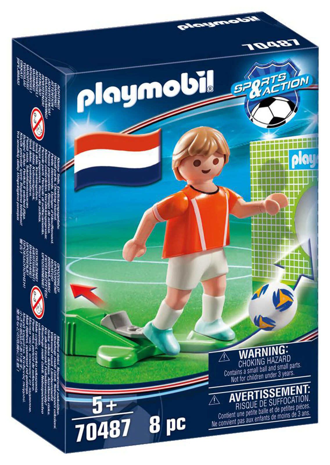 70487 Playmobil Sports & Action National Player Netherlands Suitable for ages 5