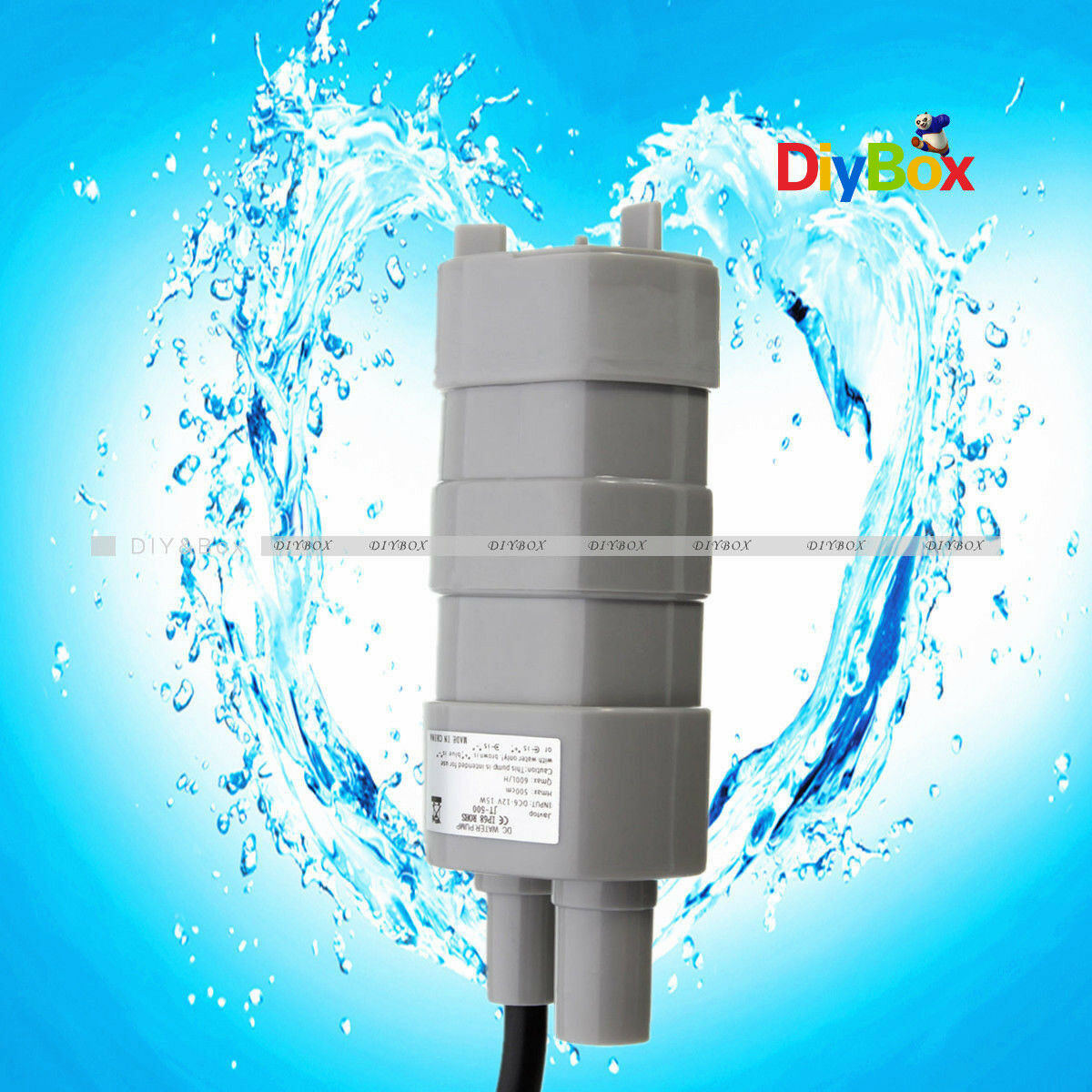 14L/Min 600L/H Micro Submersible Motor Water Pump 5M 6-15V JT-500 DC 12V 1.2A