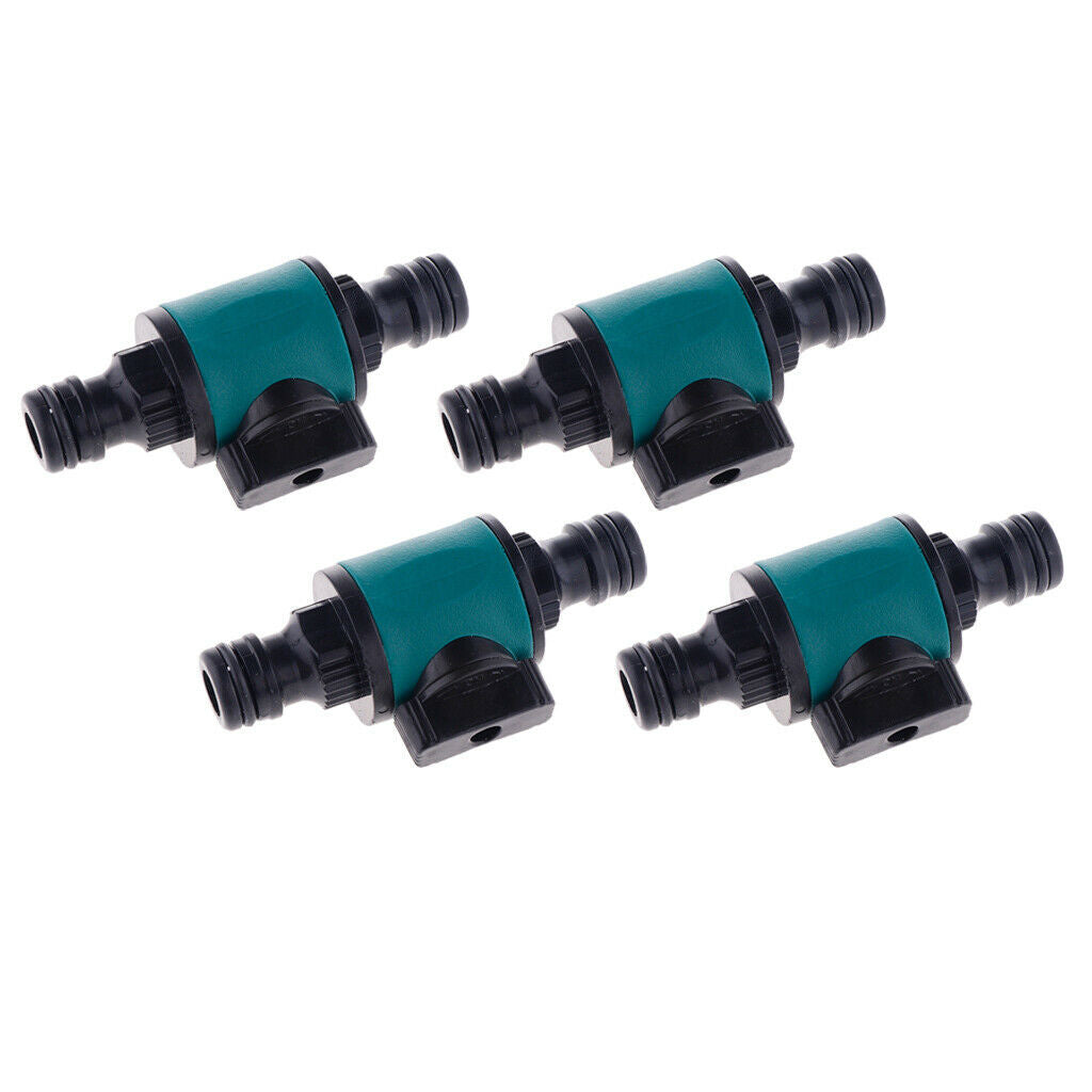 Set of 4 Garden Hose Connector Tap Splitters Valves Bolted Hose Spigot
