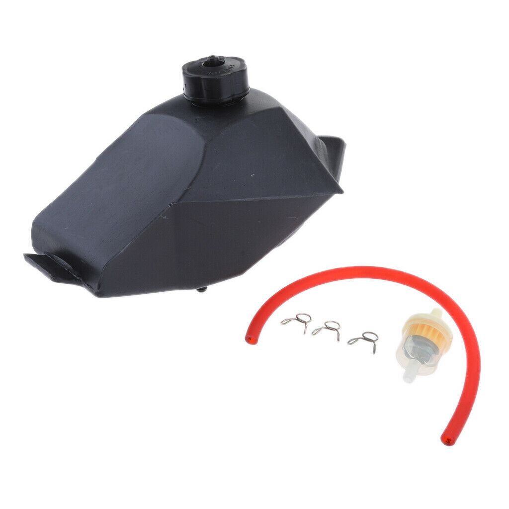 Gas Fuel Tank Filter Red Hose Pipe with Clips For 49cc Mini Dirt Bike Pocket