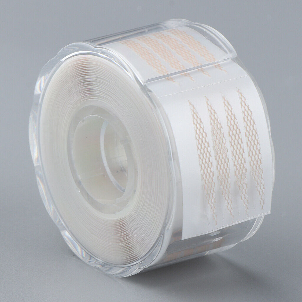 8 Reels Double Sided Eyelid Tapes - 1760 pairs Adhesive Invisible Fiber Double