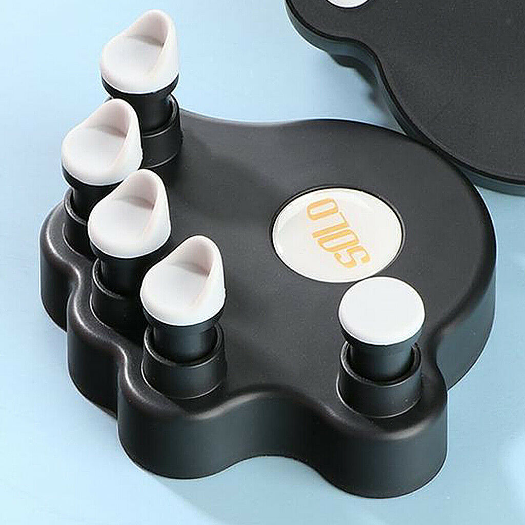 Portable Finger Exerciser Piano Trainer Round Keys Hand Grip Instrument
