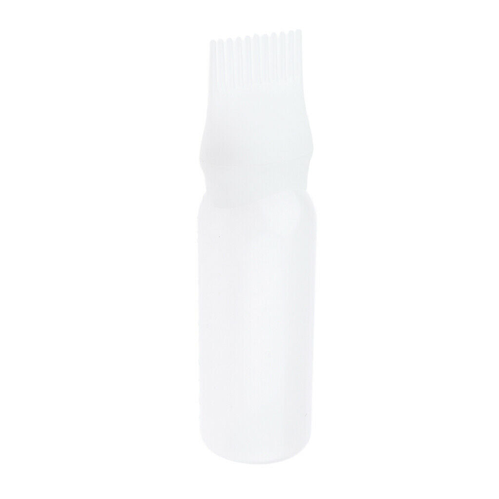 5x Hair Color Comb Applicator Bottles Brush Dispenser with Scale 2ounce