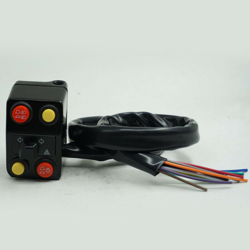Waterproof Handlebar Switch for Motorcycle Electric Dirt Bike Horn ON-OFF Light
