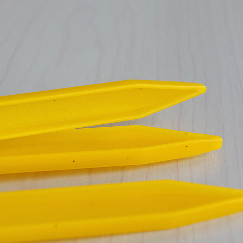 10x YELLOW HEAVY DUTY PLASTIC CAMPING & AWNING TENT SAND GROUND PEGS STAK.l8