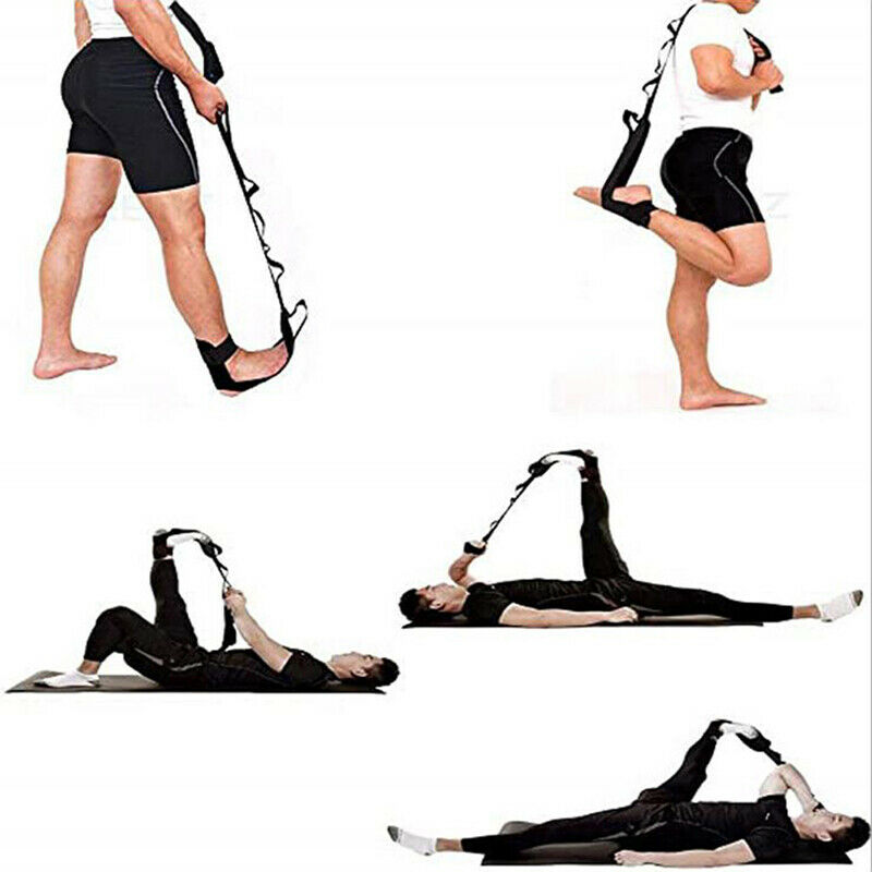 Yoga Flexibility Stretching Leg Stretcher Strap for Ballet Cheer Dance Trai Qx