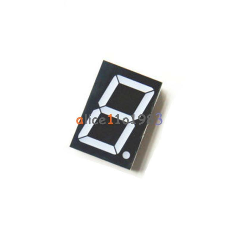 1.8 inch 1 digit Red Led Display 7 segment Common Cathode