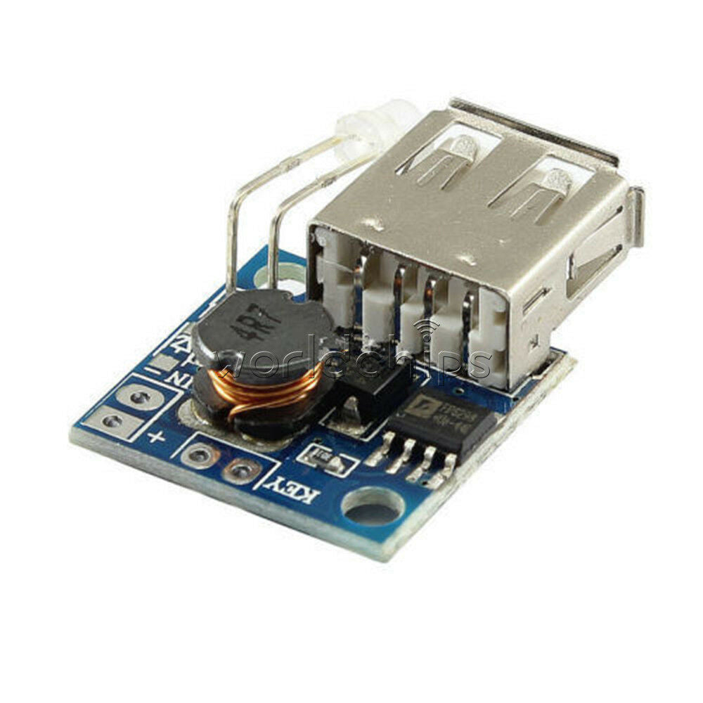 Mini 3A Step up Power Supply Module DC-DC 3V to 5V Boost With Battery Indicator
