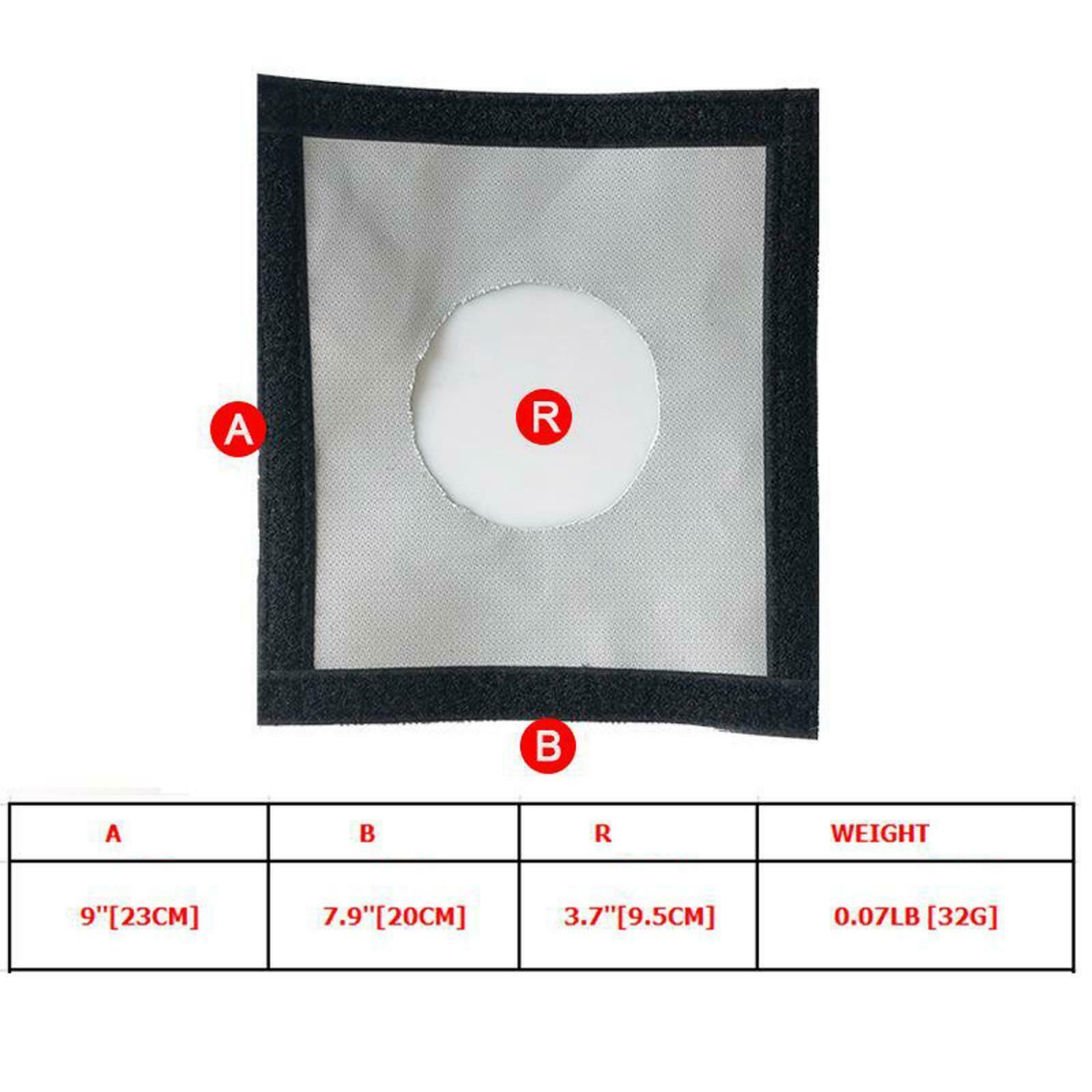 Outdoor Household Stove Fire Pipe Ring Protection Ring for Portable 23x20cm