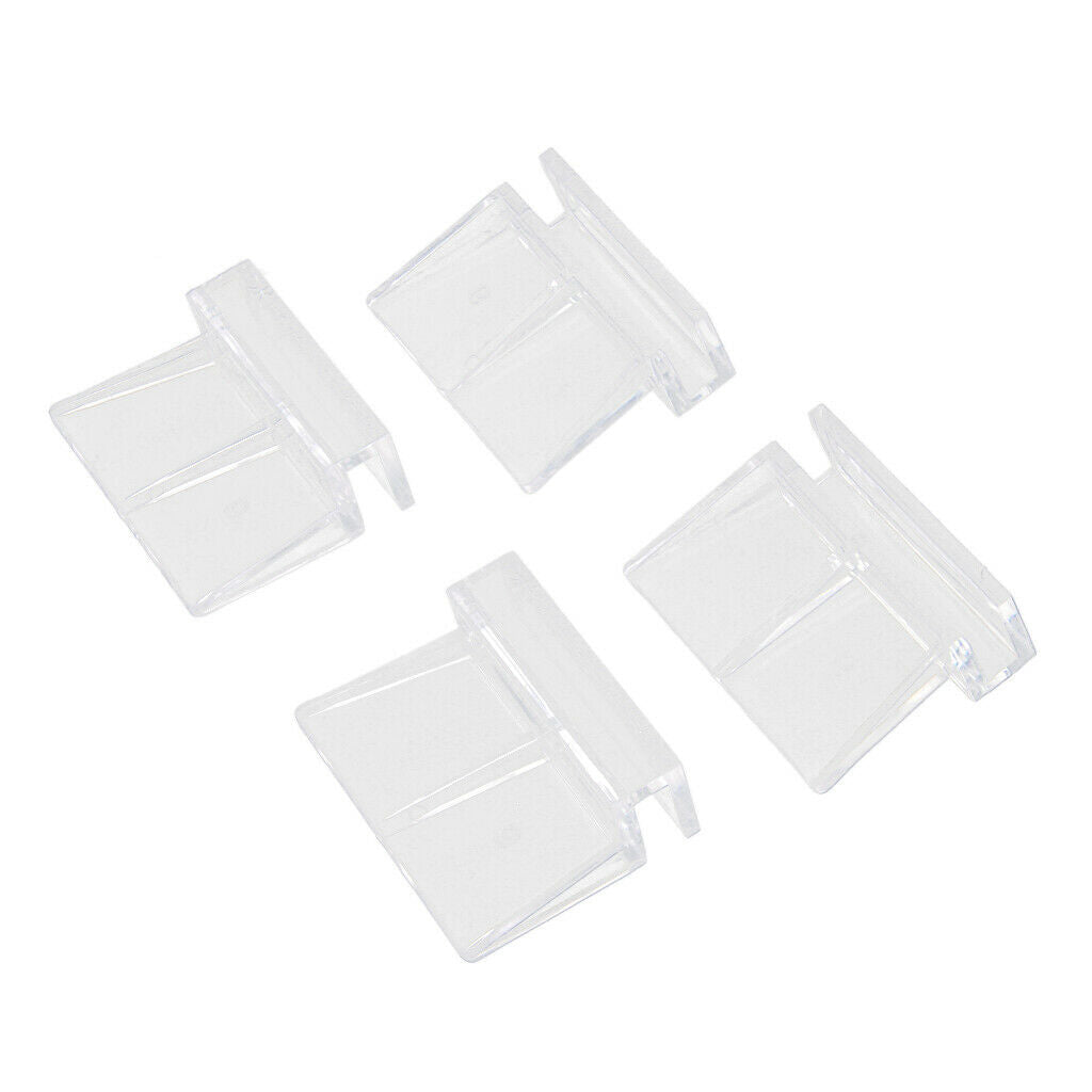 16pcs 6-12mm Aquarium Fish Tank Glass Cover Acrylic Clips Clamps Support