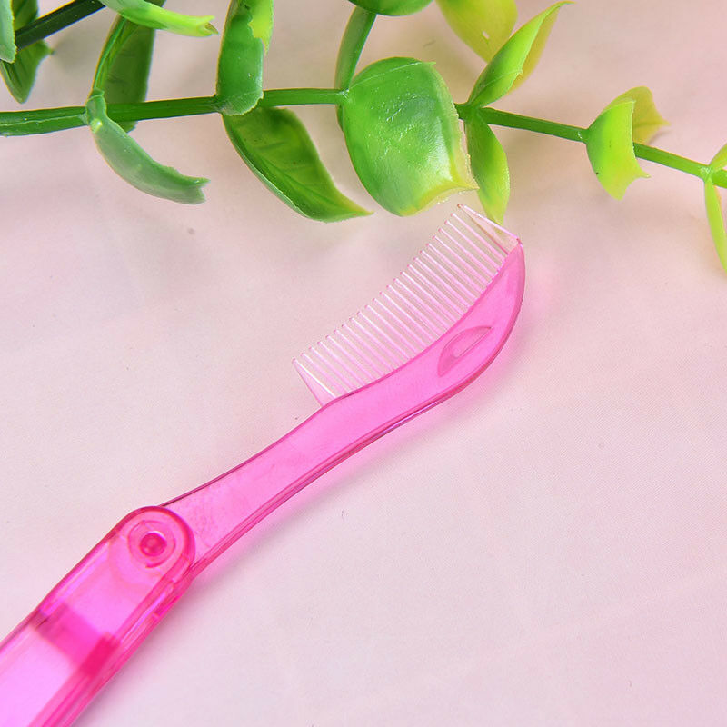 1X eyelash extension comb brush lash eyebrow cosmetic makeup supply to.l8