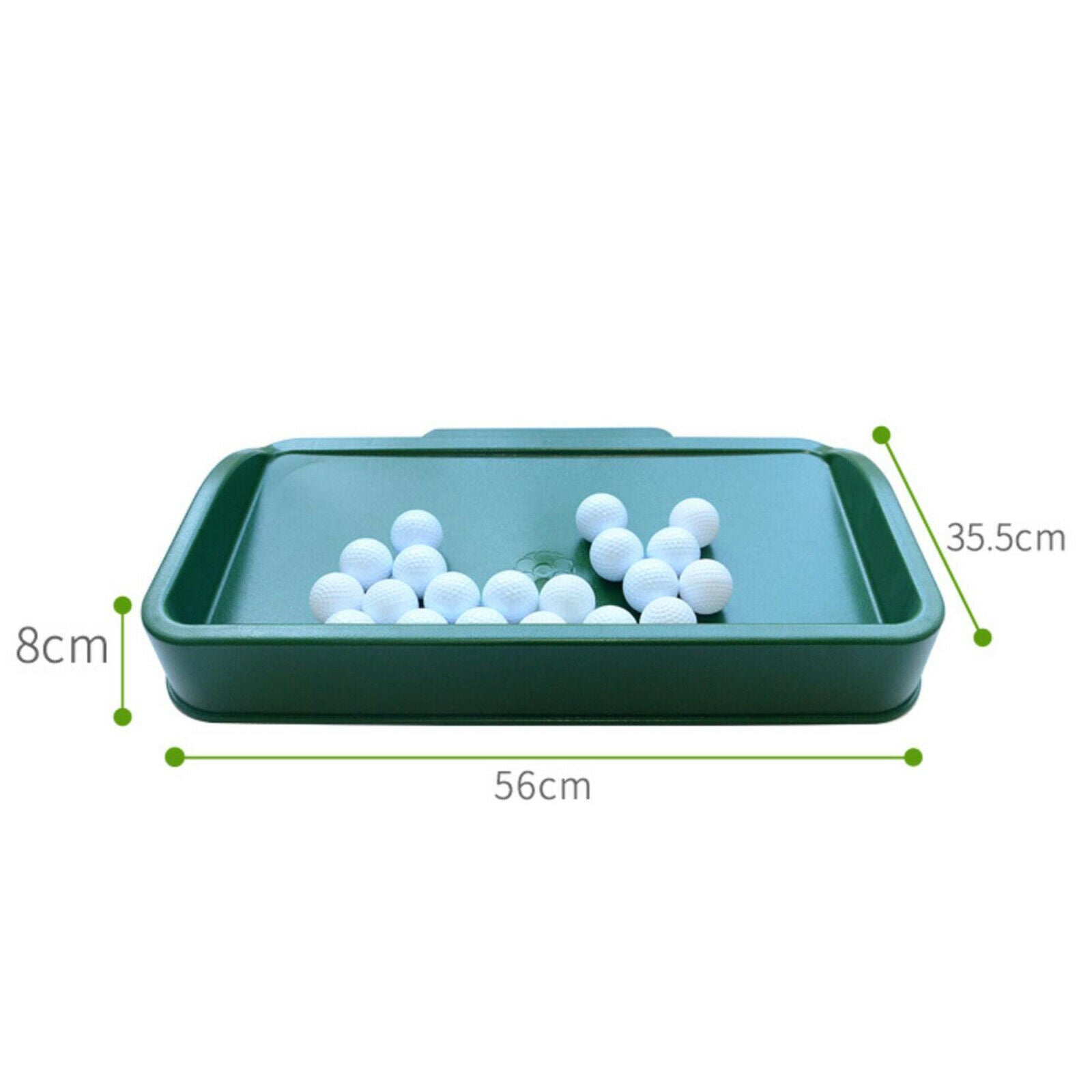 Durable Silicon Golf Ball Tray Large Driving Range Golf Balls Box Container
