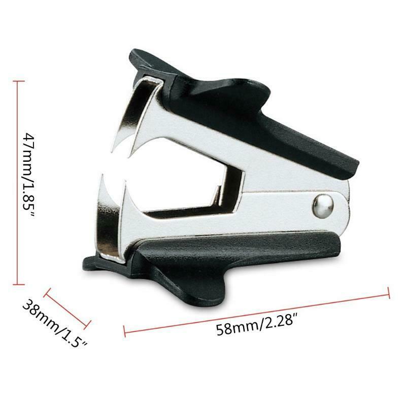 Black Mini Staple Remover Staple Puller Remover Tool for Office School Portable