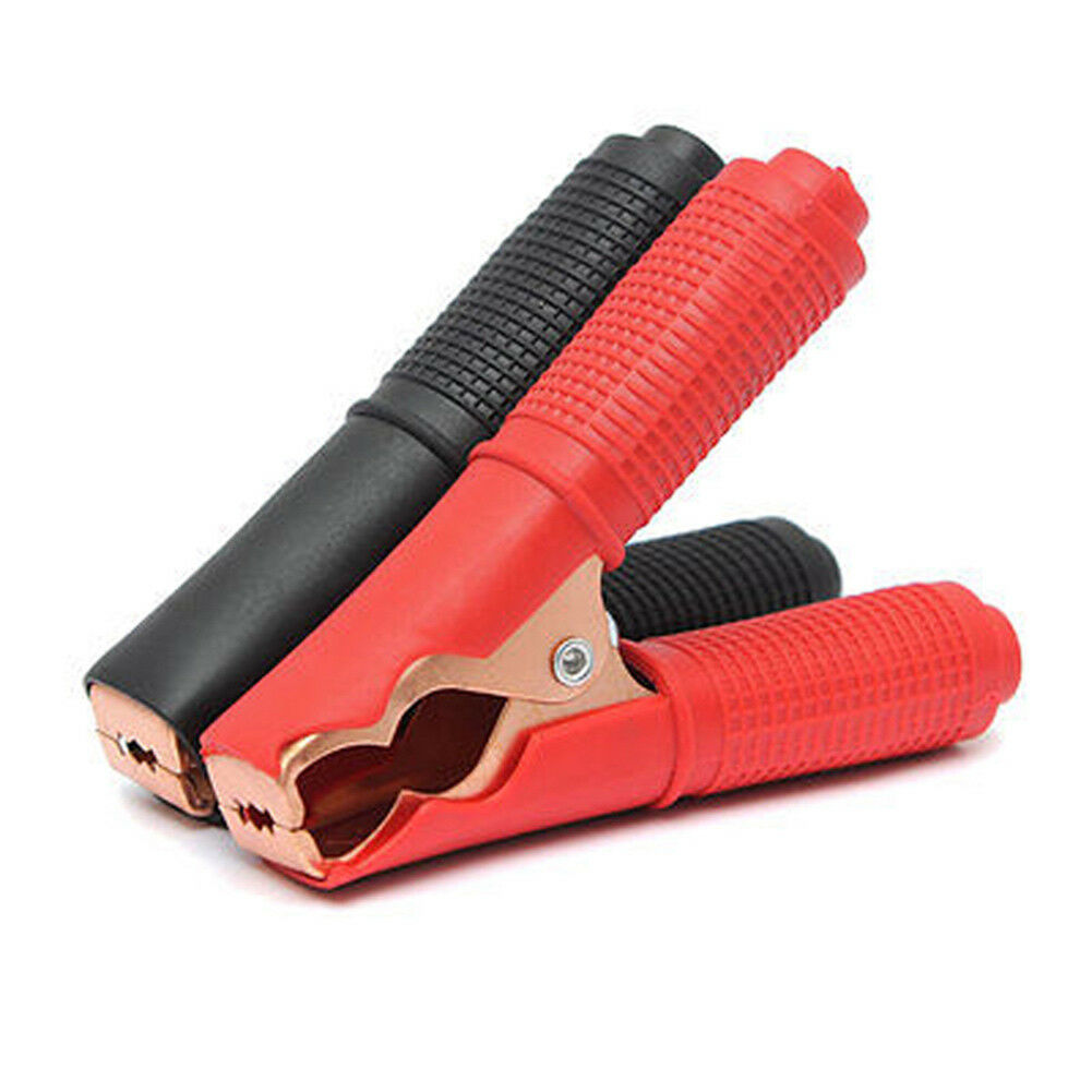 2pc 90mm 100A  Car Auto Metal Car Battery Clip Crocodile Alligator Test Clamp