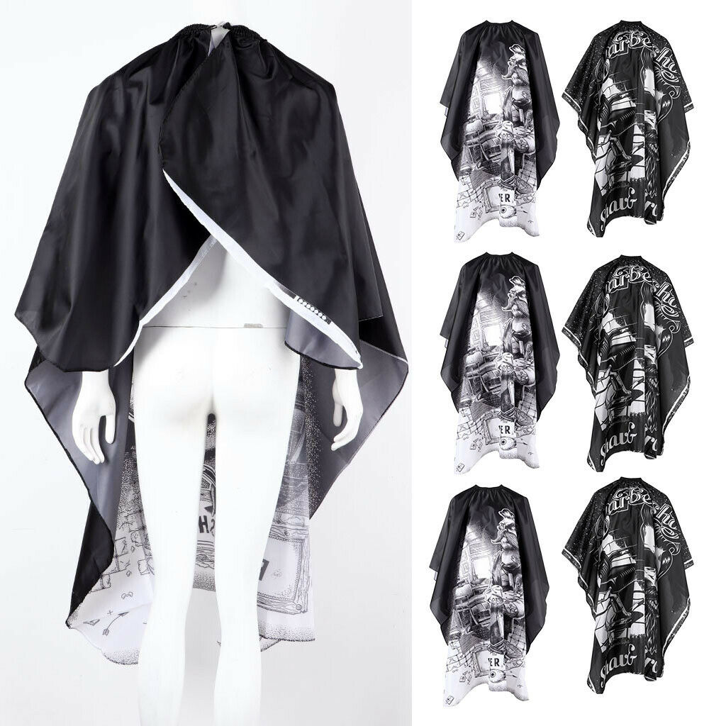 6pcs Hair Cutting Capes Gown Hairdressing Hair Salon Apron Barber Shop Capes