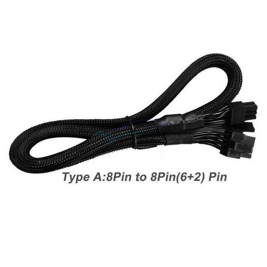 8PIN To 8PIN (6+2) PIN PCIE VGA Power Supply Cable For EVGA G2\G3\B2\B3 Series