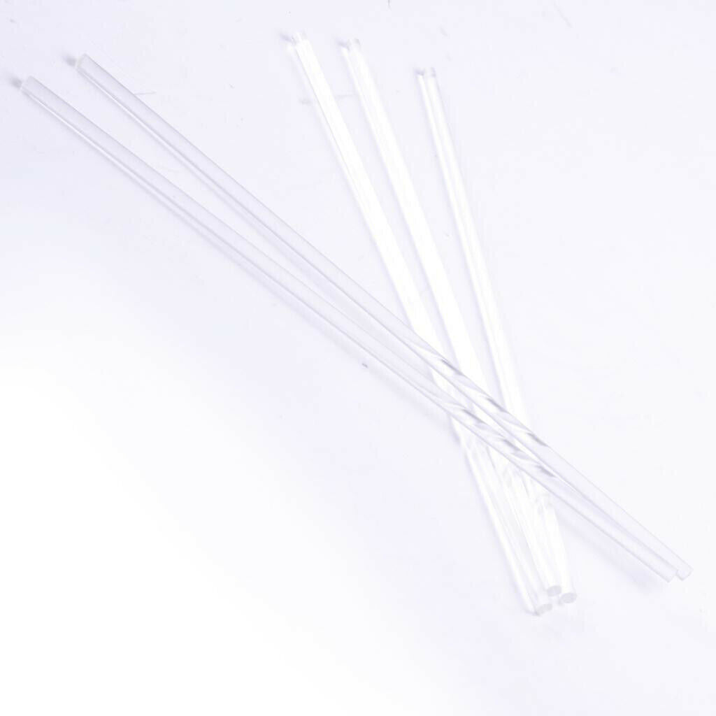10 Pieces Long Clear Acrylic  Lucite Rod Acrylic  Rod