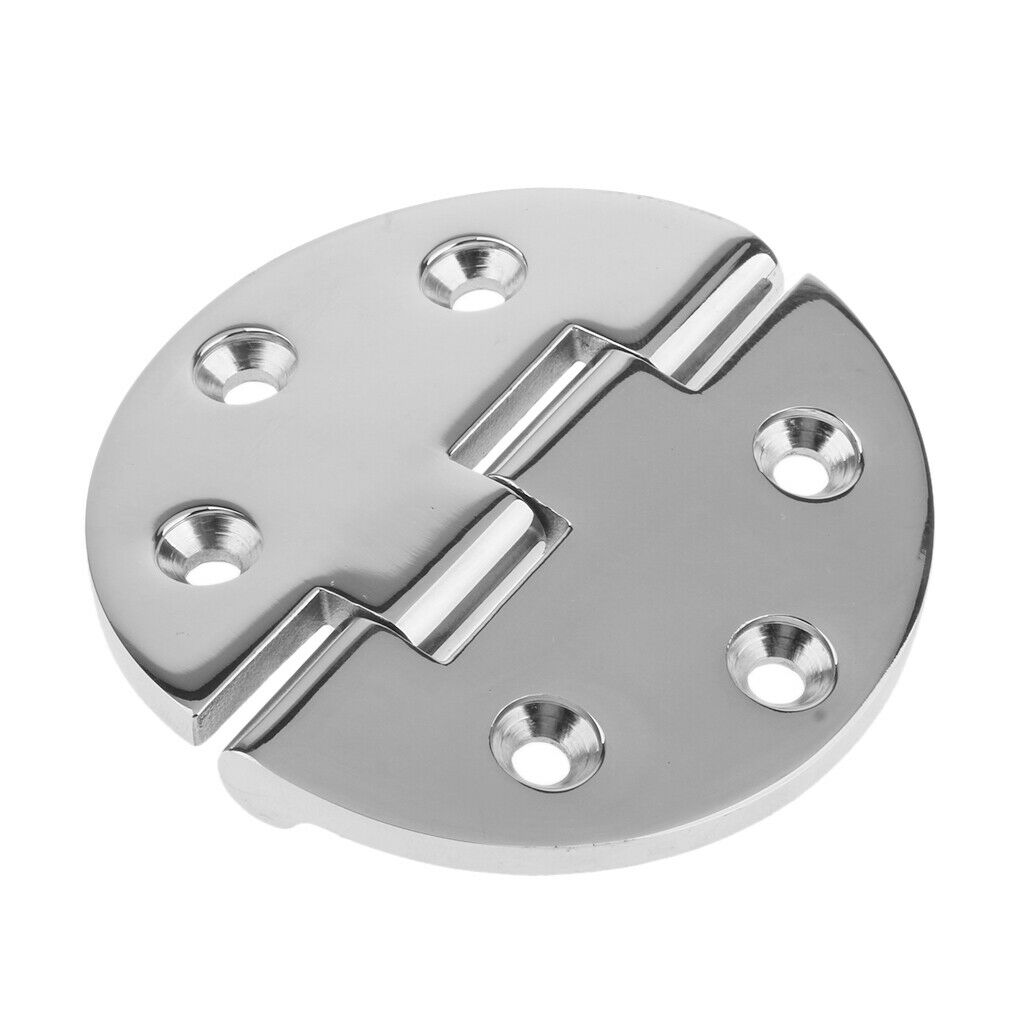 Stainless Steel 316 G Round Hinge Marine Boat Caravan Hinge 68mm Diameter