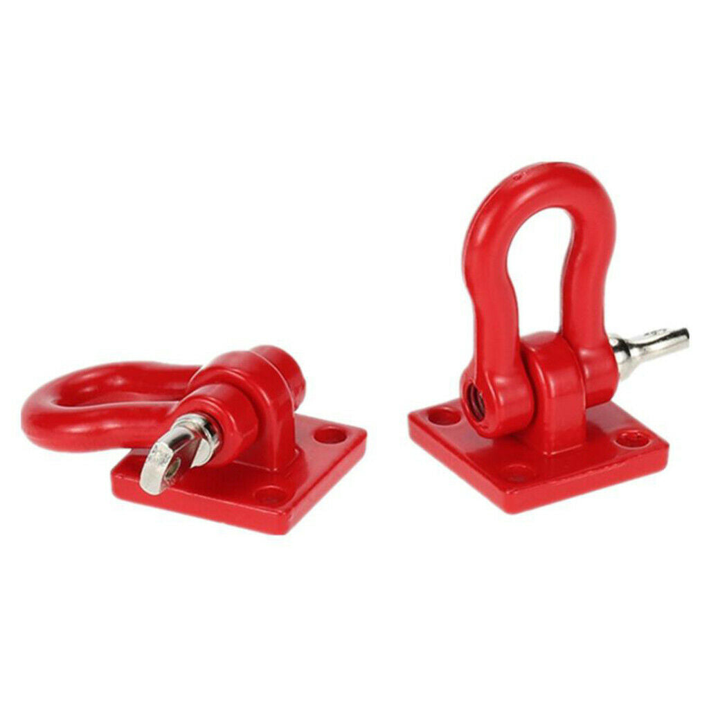 Tow Hook+Trailer+Steel Tow Chain+Winch Anchor for 1:10 RC4WD D90 CC01 RC Car