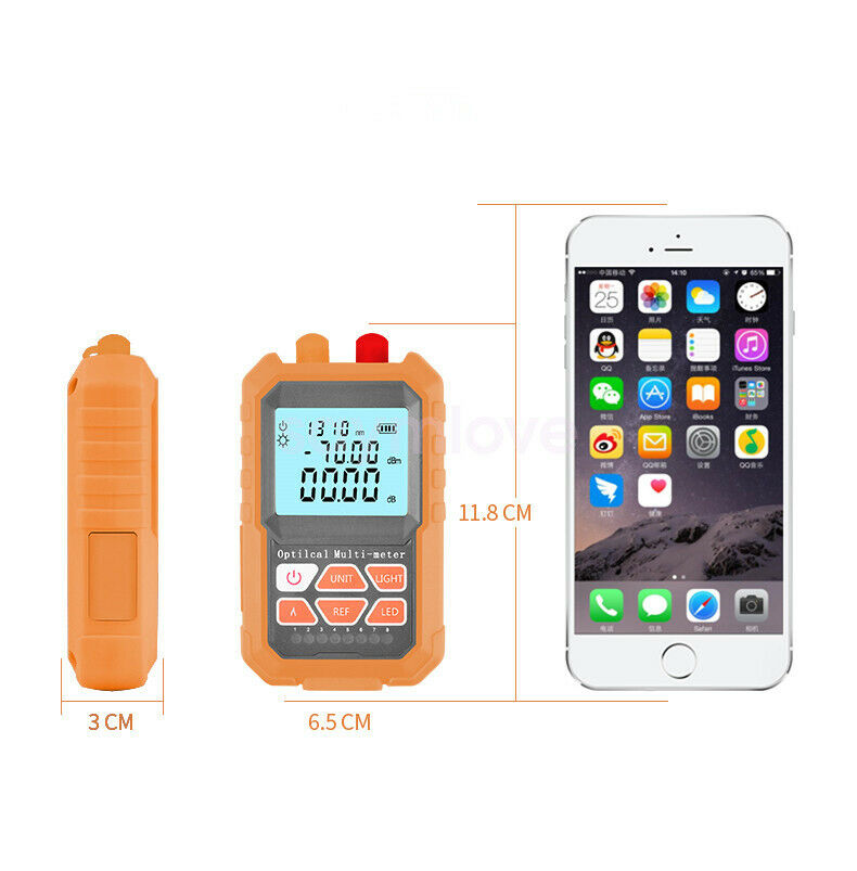 3in1 Fiber Optical Power Meter +15mW Visual Fault Locator + RJ45 Cable Tester