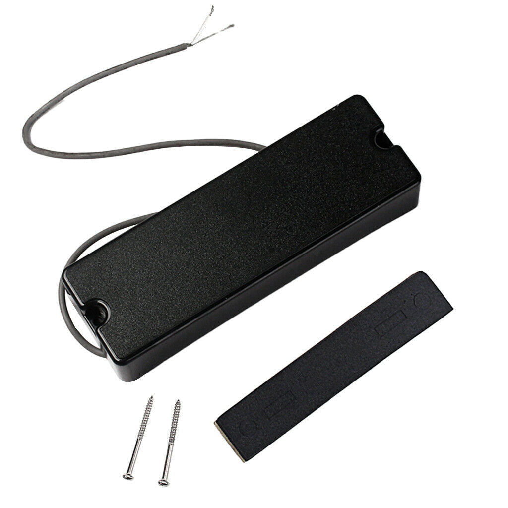 1pc Sealed Humbucker Pickup for 5 String Electric Bass Guitar, Black