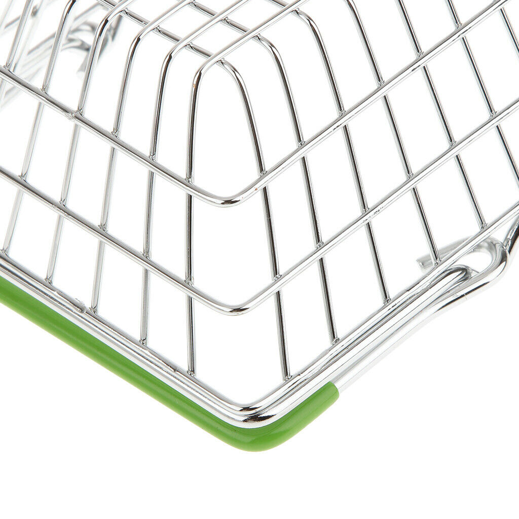 Kids Shopping Basket Role Play Grocery Supermarket Food Play Green Small Sized