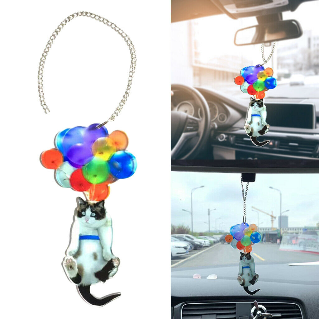 Lovely Rear View Mirror Pendant Acrylic Handbag Cellphone Hanging Ornament