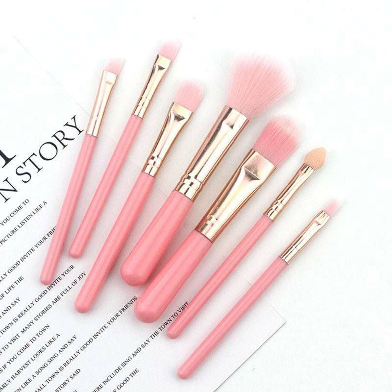 7Pack Makeup Brushes Set Face Cosmetic Eye Shadow Blush Brush Make Up Tool