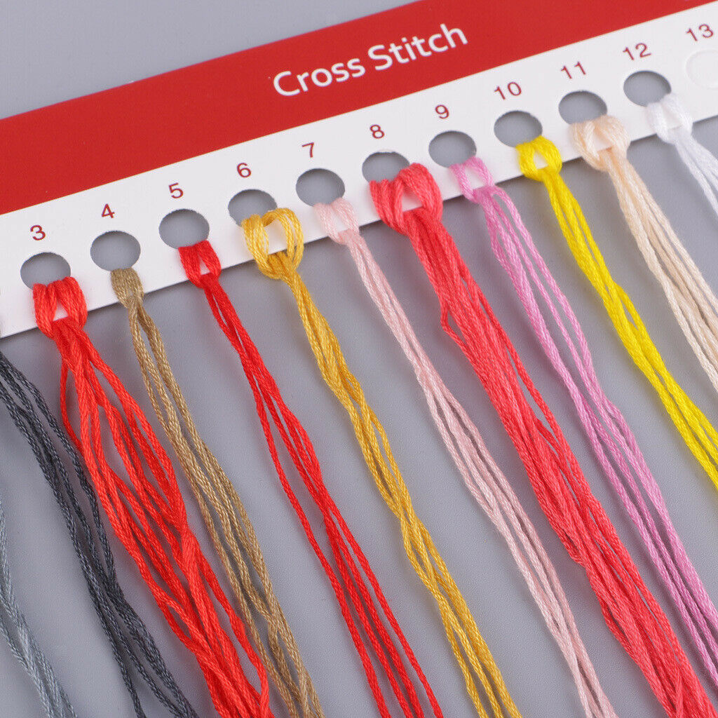 2Pcs Mini Cross Stitch Kit for Beginners Embroidery with All Supplies Needed and