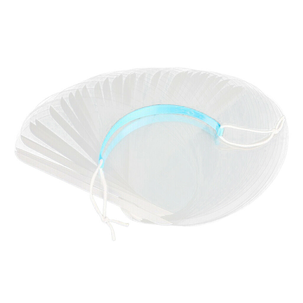 Pack of 50 Hairdressing Coloring Hairspray Masks Clear Face Eyes Shield 01