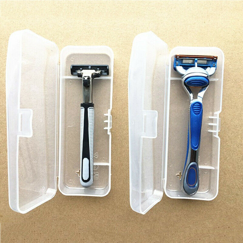 Universal Shaver Storage Box Handle Box Full Transparent Plastic Box Razor Box