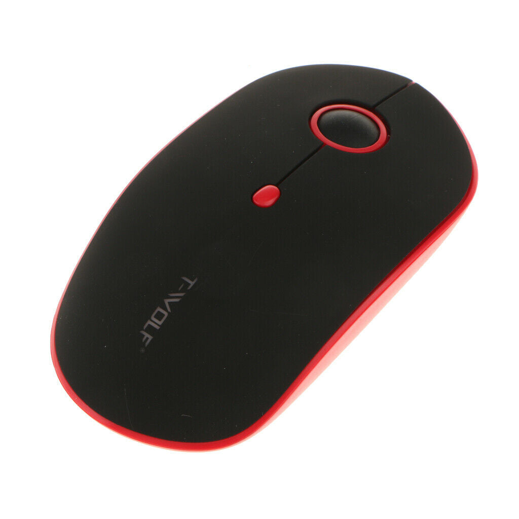 Rechargeable Gaming Wireless USB Mouse 1600DPI 3Buttons Colorful LED for PC