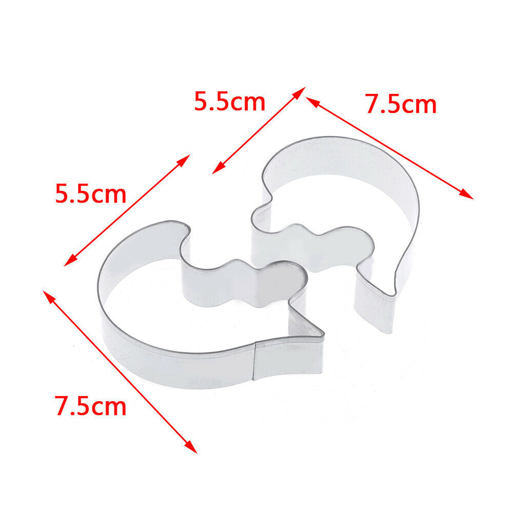 Love Puzzle Cookie Cutter Stainless Steel Wedding Fondant DIY Pastry Baki.l8