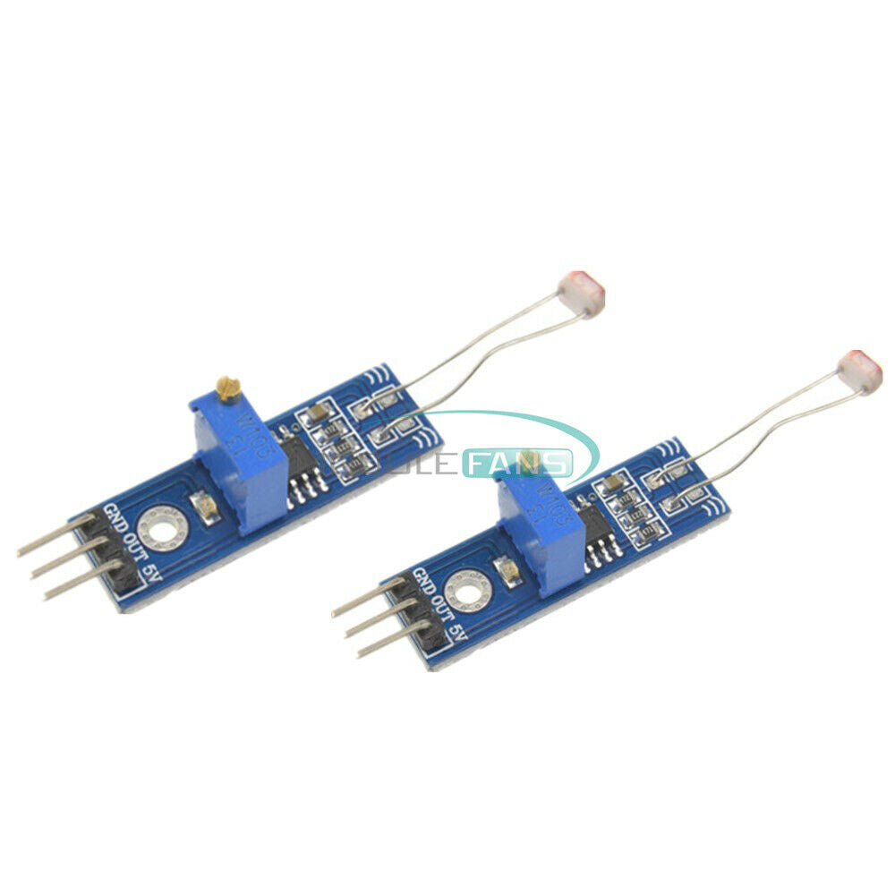 2PCS LM393 Optical Photosensitive light Sensor Module Shield DC3-5V For Arduino