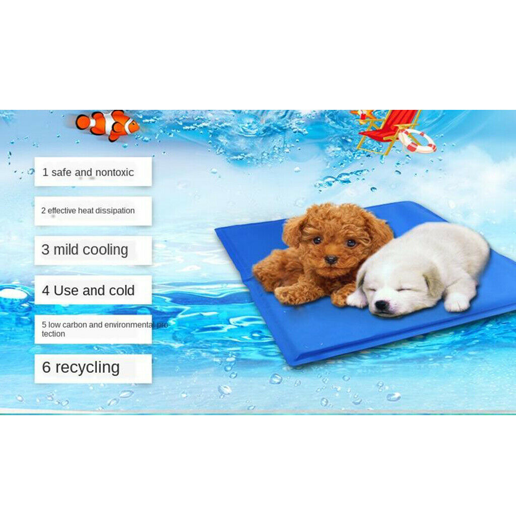 Pet Dog Cooling Mat Cool Pad Cooling Blanket Cushion for Beds Indoor 22x31cm