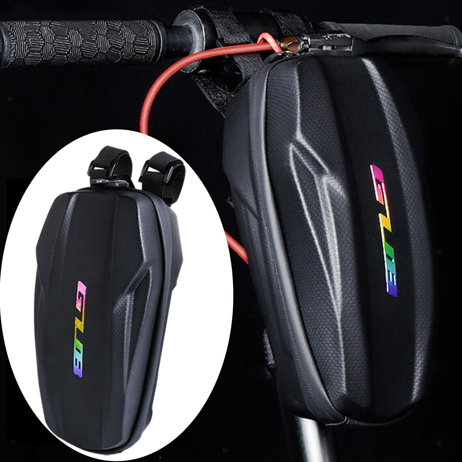 Scooter Storage Front Hanging Bag Hard Shell for Folding Bike Accessories