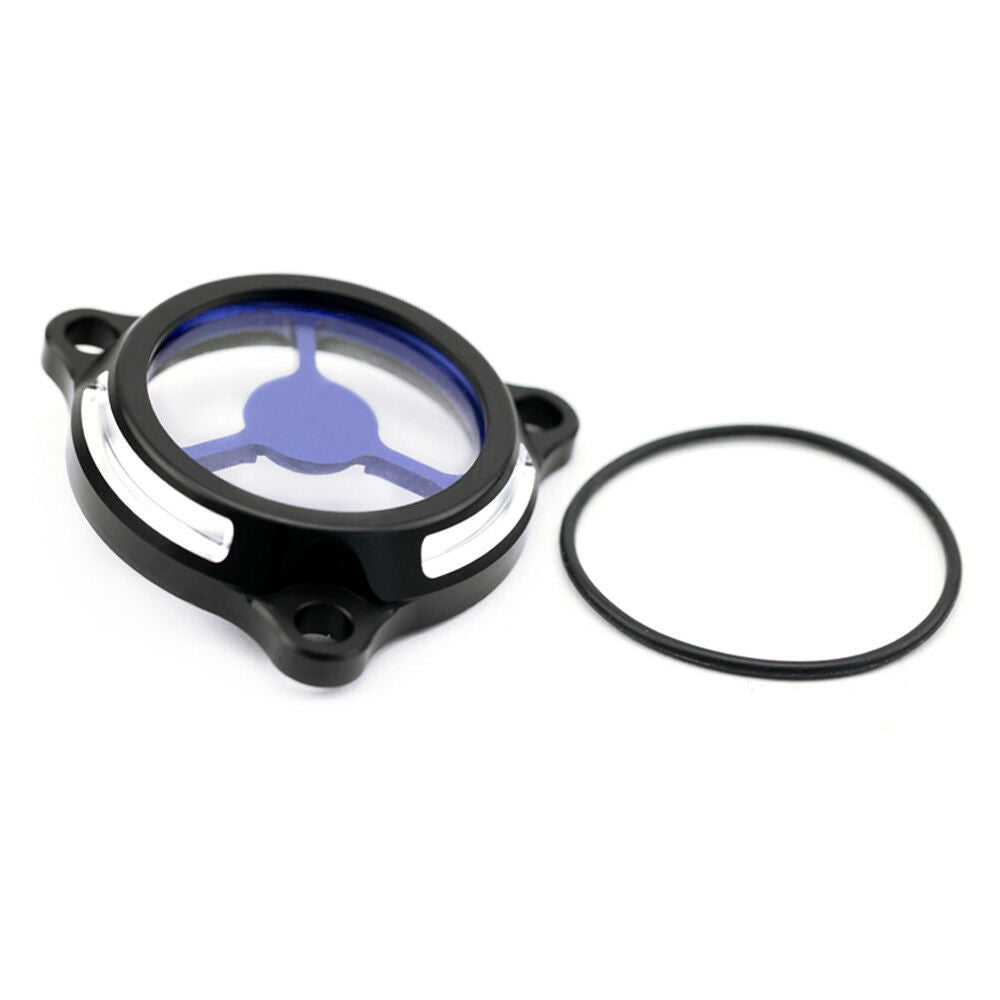 Blue CNC Engine Oil Filter Cover Cap For SUZUKI DRZ400S/SM 2000-2021 Dirt Bike