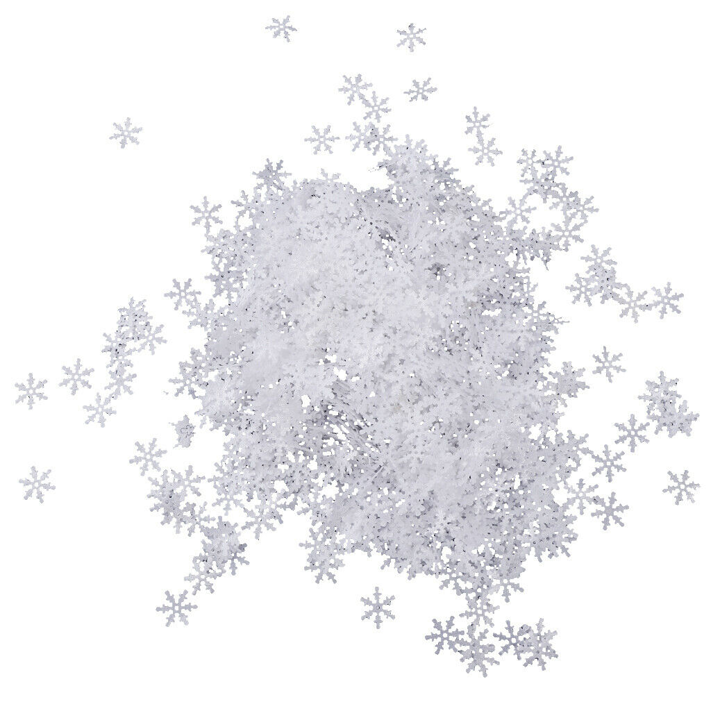 Bag of 1000pcs 15mm Nonwoven Christmas Snowflake Table Confetti Xmas Decor A