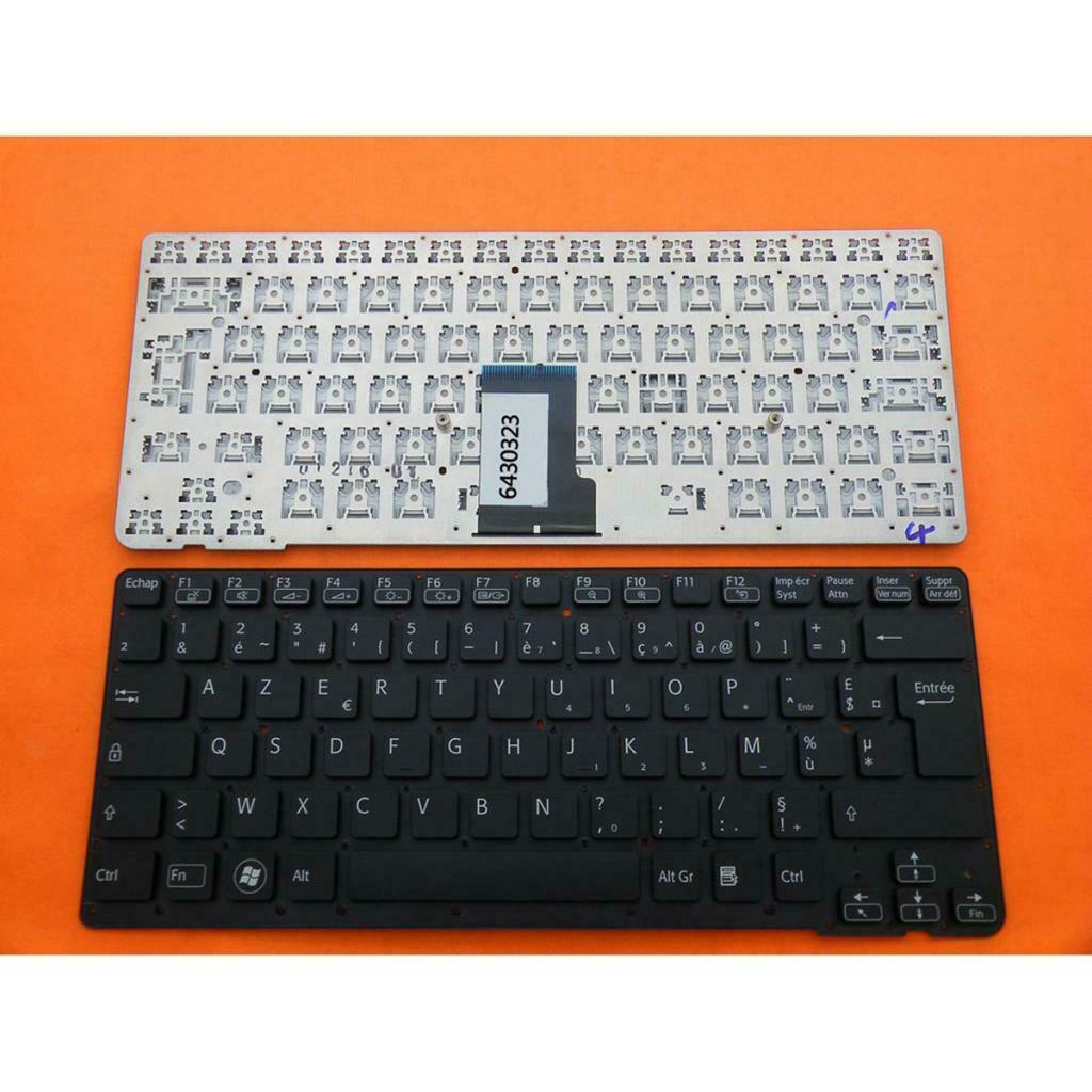 Replacement French Layout Keyobard Black NO Frame for Sony VPCCA Series