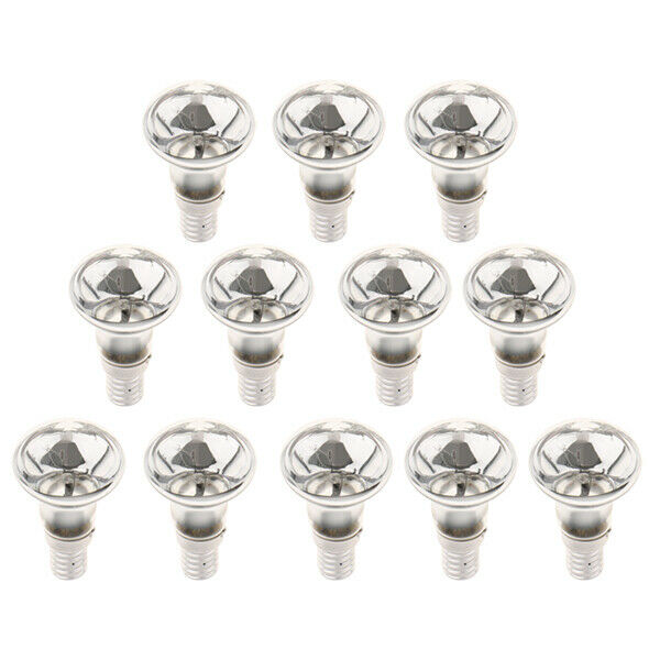 12Pcs Durable 25W R39 Reflective Spotlight   Lamp Bulb Small Screw SES E14