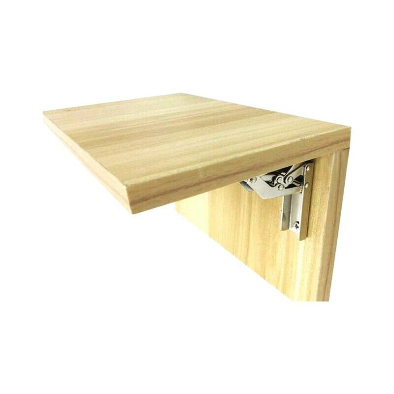 2Pcs 90 Degree Folding Shelf Hinge Bracket Table Holder Hinge Furniture AccessV3