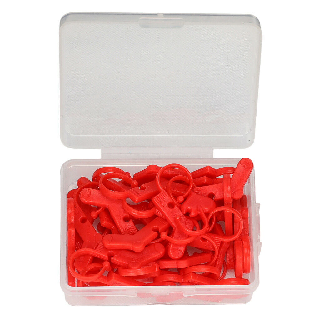 Multifunctional Knitting Crochet Stitch Markers Craft Assorted Color (Pack of